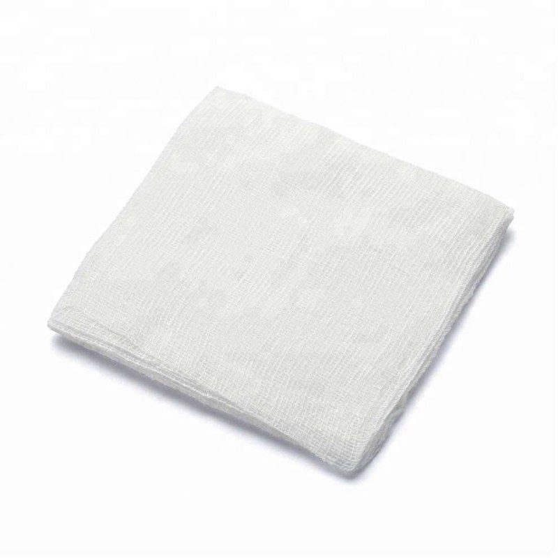 Facial Sterile 40s Yarn 100pcs Medical Gauze Swab 5x5
